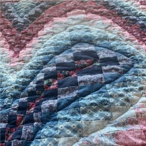 Homemade Heart Quilted Wall Hanging